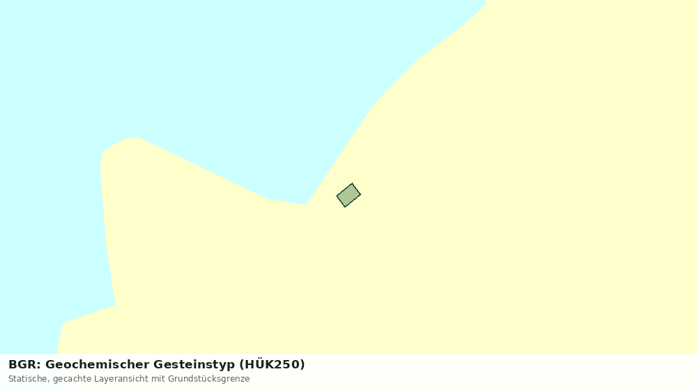 Statische Kartenansicht: BGR: Geochemischer Gesteinstyp (HÜK250)