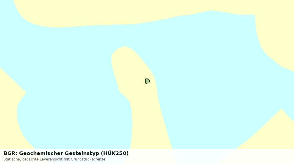 Statische Kartenansicht: BGR: Geochemischer Gesteinstyp (HÜK250)