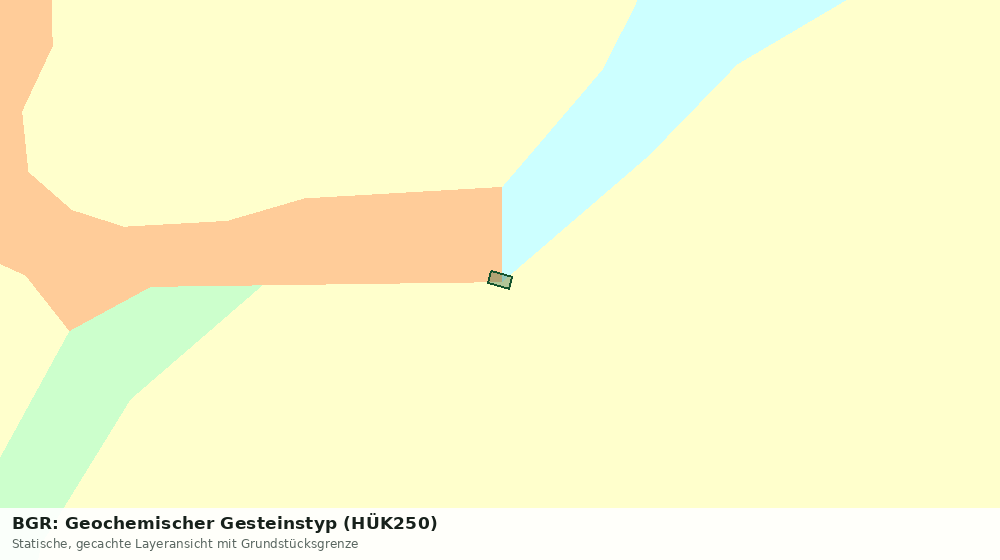 Statische Kartenansicht: BGR: Geochemischer Gesteinstyp (HÜK250)