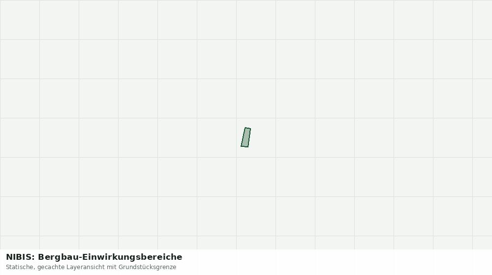 Statische Kartenansicht: NIBIS: Bergbau-Einwirkungsbereiche