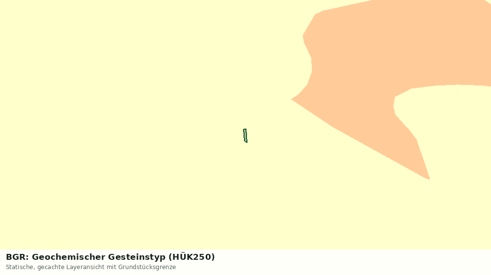 Statische Kartenansicht: BGR: Geochemischer Gesteinstyp (HÜK250)
