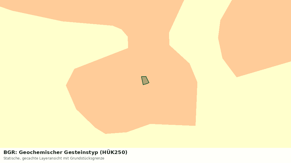 Statische Kartenansicht: BGR: Geochemischer Gesteinstyp (HÜK250)
