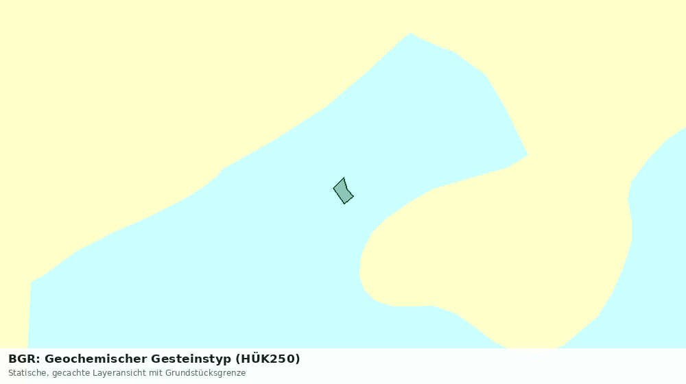 Statische Kartenansicht: BGR: Geochemischer Gesteinstyp (HÜK250)