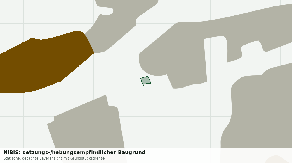 Statische Kartenansicht: NIBIS: setzungs-/hebungsempfindlicher Baugrund