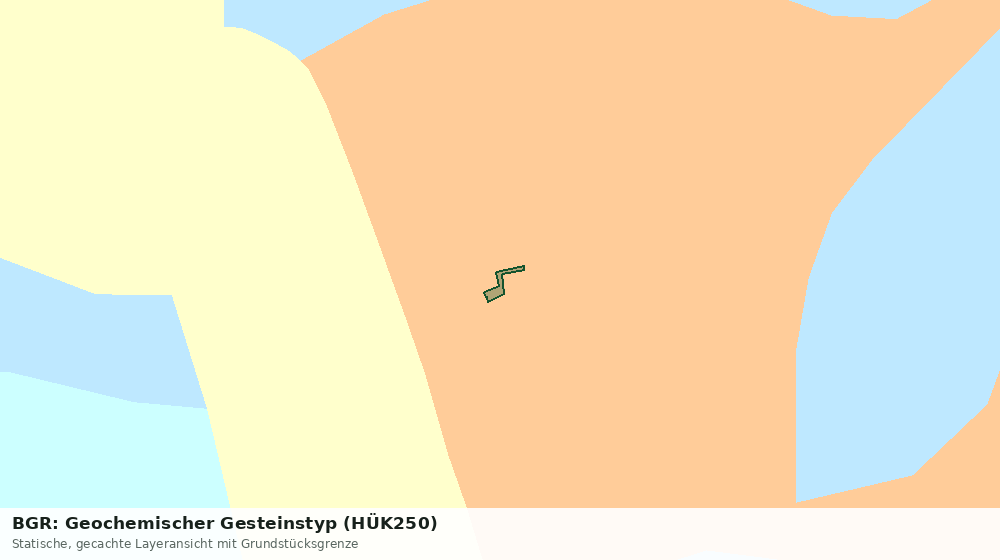 Statische Kartenansicht: BGR: Geochemischer Gesteinstyp (HÜK250)