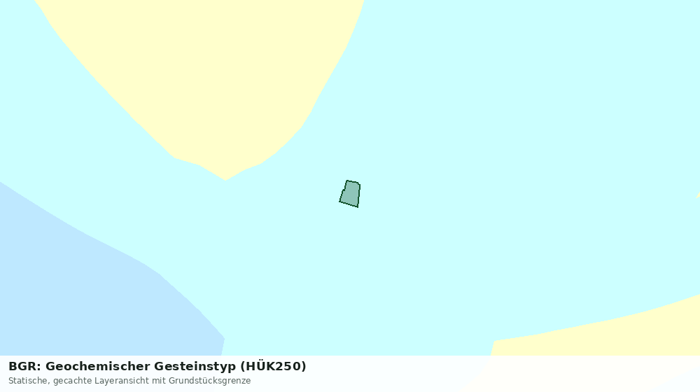 Statische Kartenansicht: BGR: Geochemischer Gesteinstyp (HÜK250)