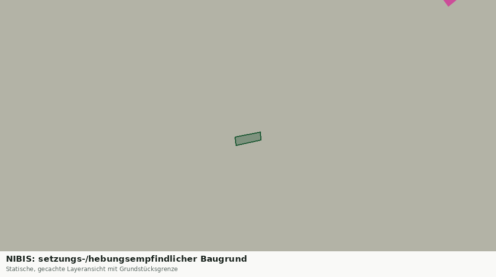 Statische Kartenansicht: NIBIS: setzungs-/hebungsempfindlicher Baugrund