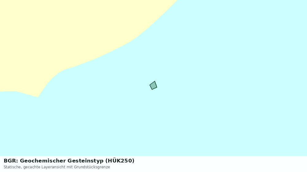 Statische Kartenansicht: BGR: Geochemischer Gesteinstyp (HÜK250)