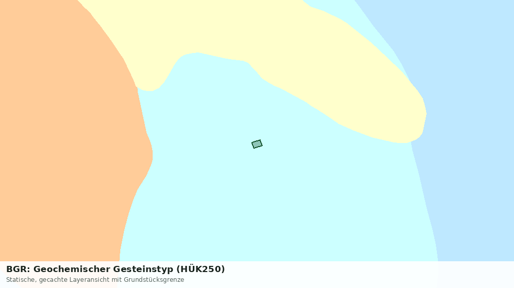 Statische Kartenansicht: BGR: Geochemischer Gesteinstyp (HÜK250)