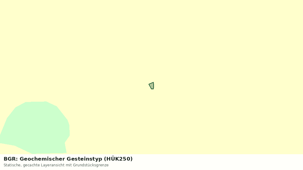 Statische Kartenansicht: BGR: Geochemischer Gesteinstyp (HÜK250)