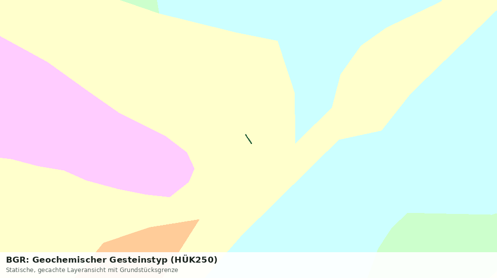 Statische Kartenansicht: BGR: Geochemischer Gesteinstyp (HÜK250)