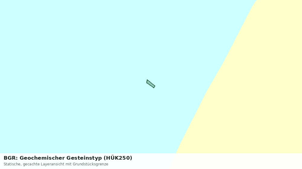 Statische Kartenansicht: BGR: Geochemischer Gesteinstyp (HÜK250)