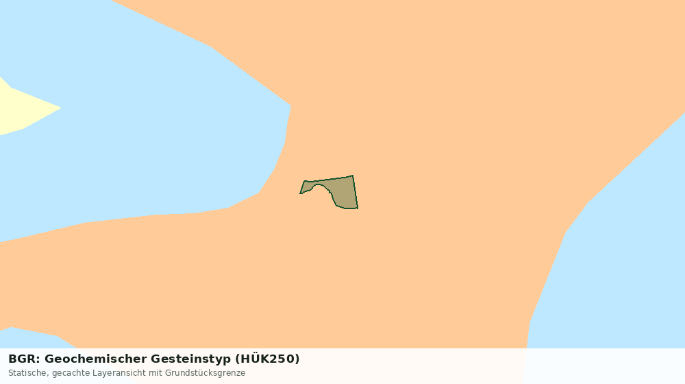 Statische Kartenansicht: BGR: Geochemischer Gesteinstyp (HÜK250)