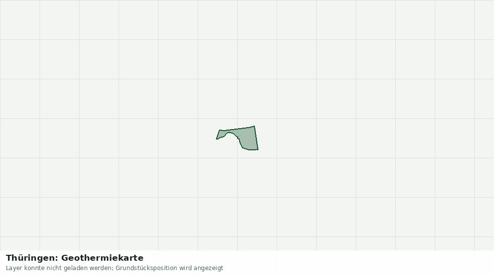 Statische Kartenansicht: Thüringen: Geothermiekarte