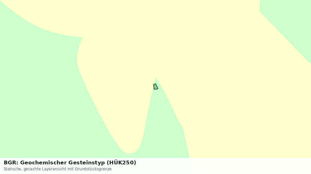 Statische Kartenansicht: BGR: Geochemischer Gesteinstyp (HÜK250)