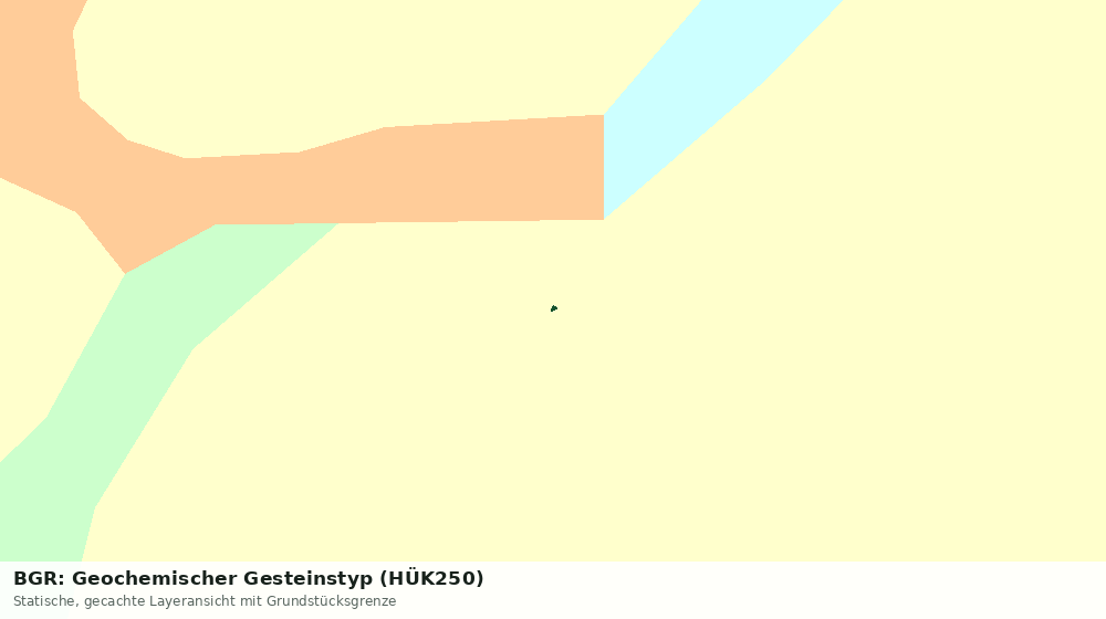Statische Kartenansicht: BGR: Geochemischer Gesteinstyp (HÜK250)
