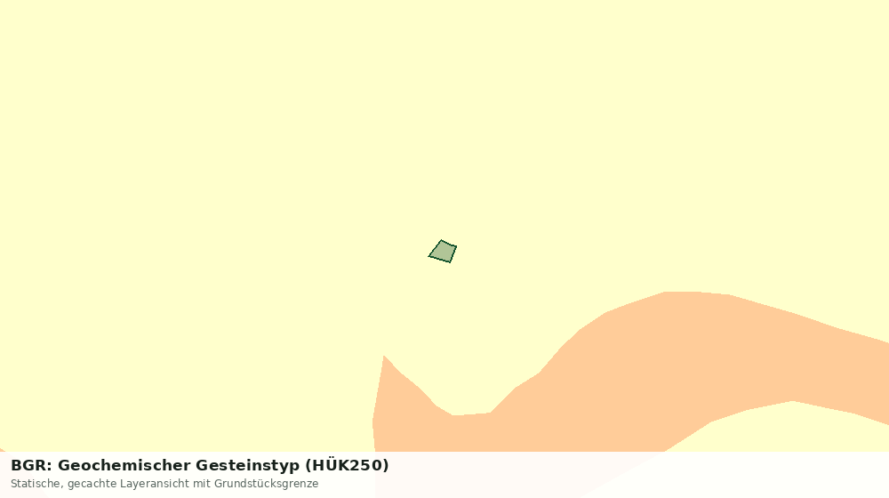 Statische Kartenansicht: BGR: Geochemischer Gesteinstyp (HÜK250)