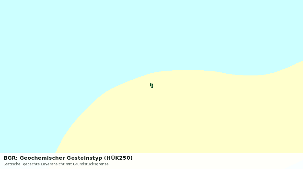 Statische Kartenansicht: BGR: Geochemischer Gesteinstyp (HÜK250)