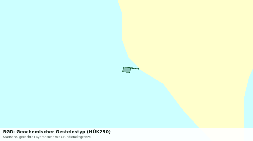 Statische Kartenansicht: BGR: Geochemischer Gesteinstyp (HÜK250)
