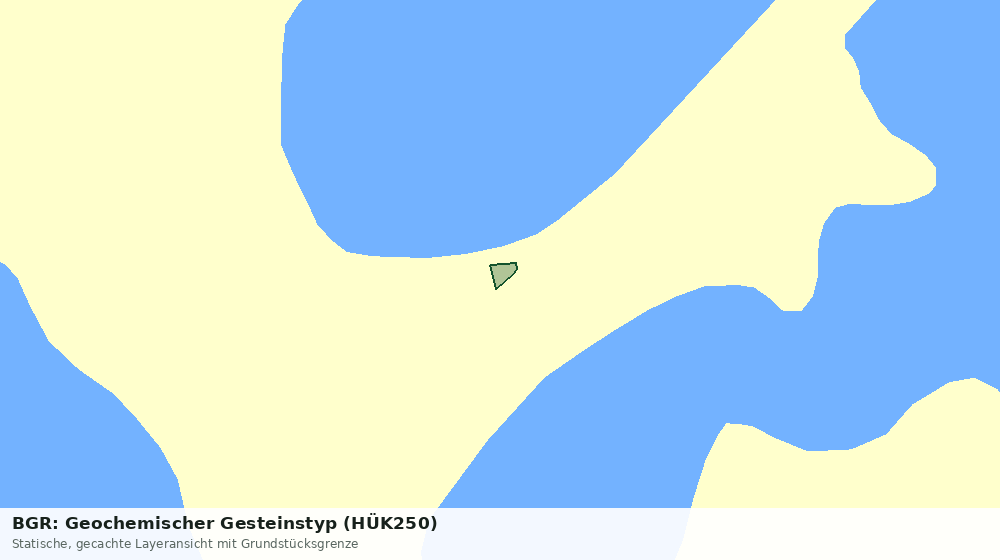 Statische Kartenansicht: BGR: Geochemischer Gesteinstyp (HÜK250)