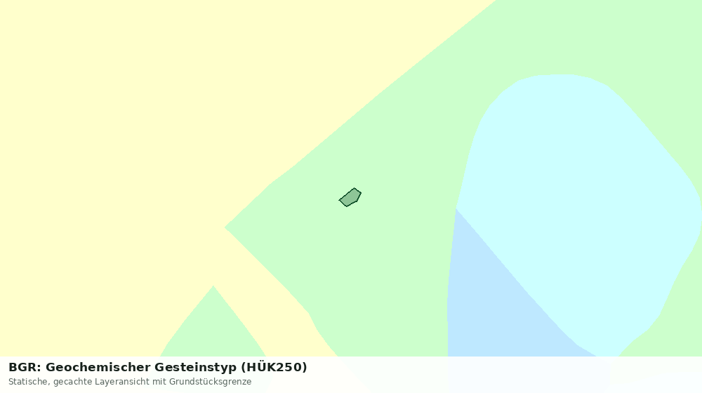 Statische Kartenansicht: BGR: Geochemischer Gesteinstyp (HÜK250)