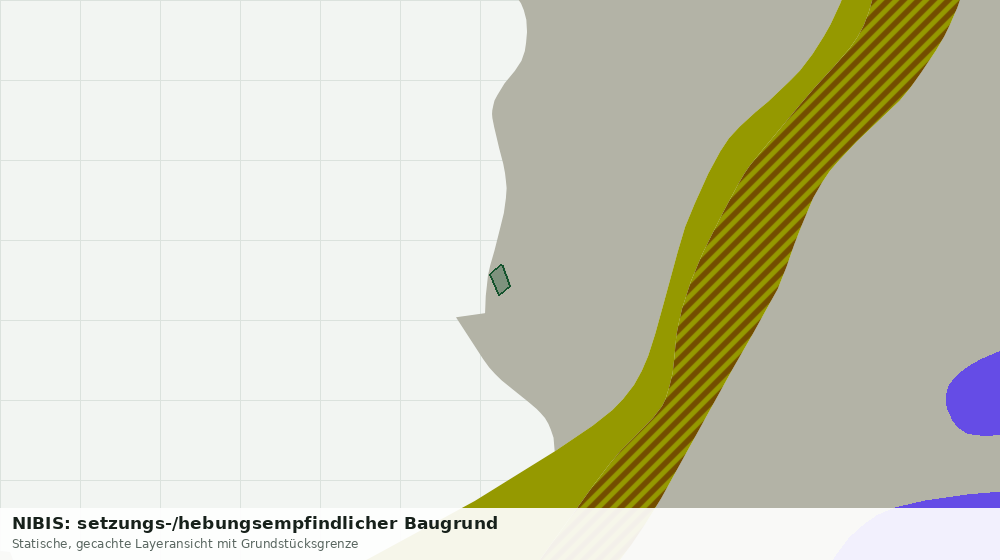 Statische Kartenansicht: NIBIS: setzungs-/hebungsempfindlicher Baugrund