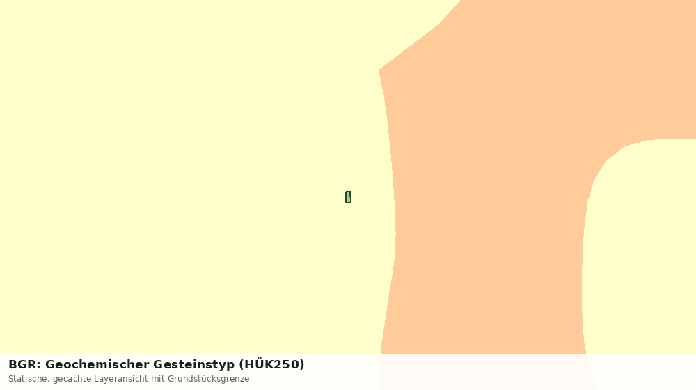 Statische Kartenansicht: BGR: Geochemischer Gesteinstyp (HÜK250)