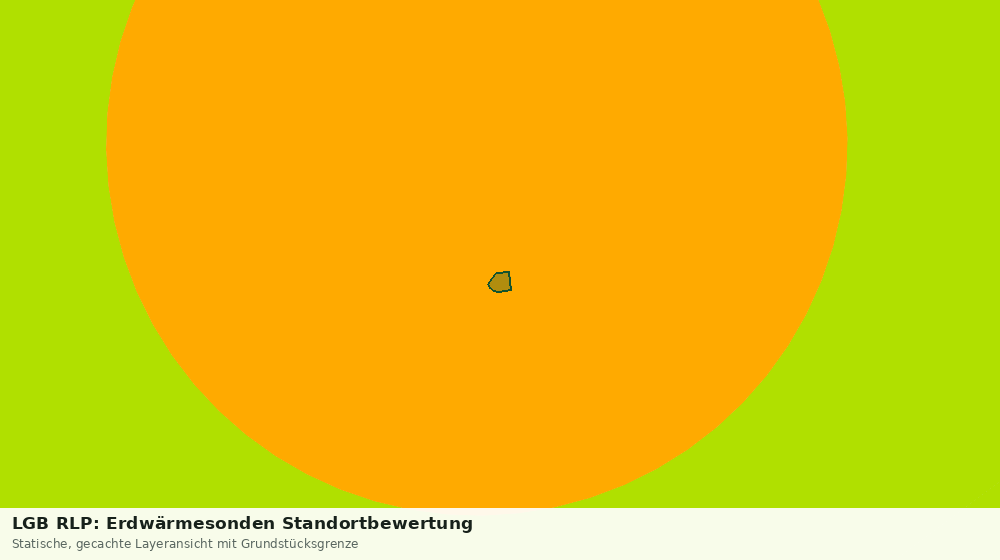 Statische Kartenansicht: LGB RLP: Erdwärmesonden Standortbewertung