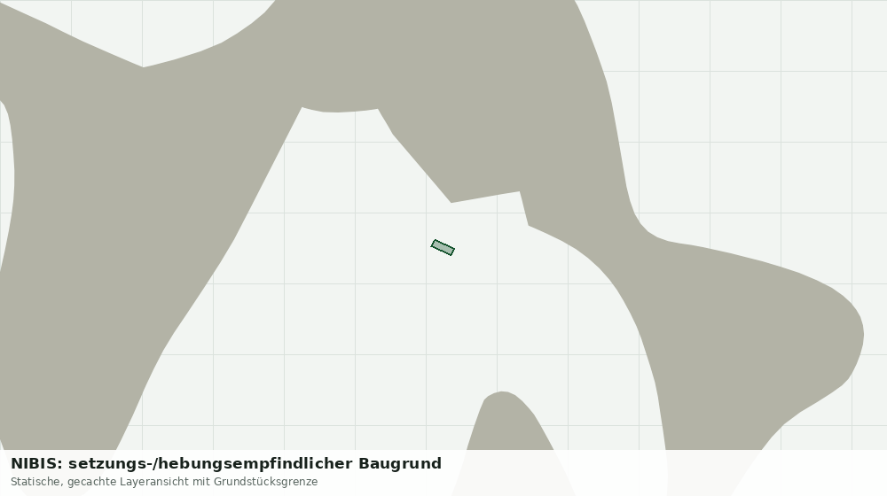 Statische Kartenansicht: NIBIS: setzungs-/hebungsempfindlicher Baugrund