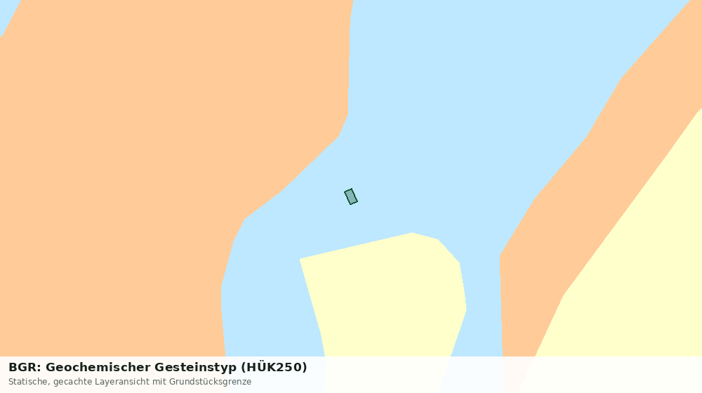 Statische Kartenansicht: BGR: Geochemischer Gesteinstyp (HÜK250)