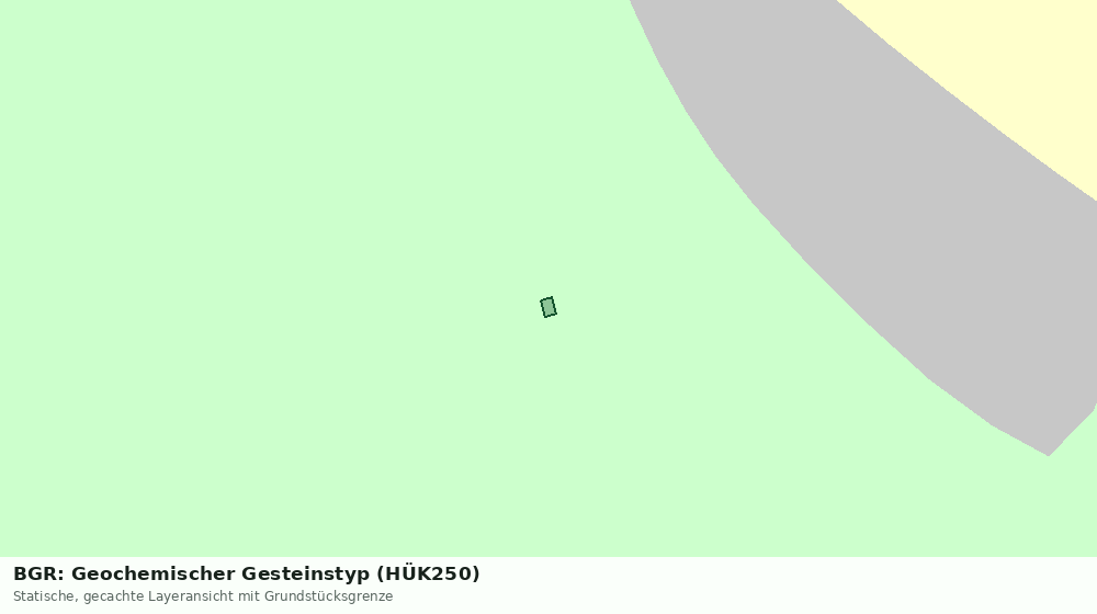 Statische Kartenansicht: BGR: Geochemischer Gesteinstyp (HÜK250)