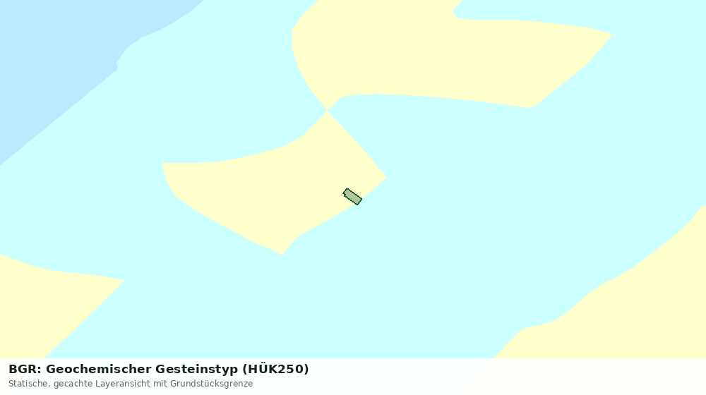 Statische Kartenansicht: BGR: Geochemischer Gesteinstyp (HÜK250)
