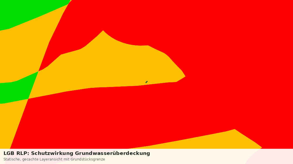 Statische Kartenansicht: LGB RLP: Schutzwirkung Grundwasserüberdeckung