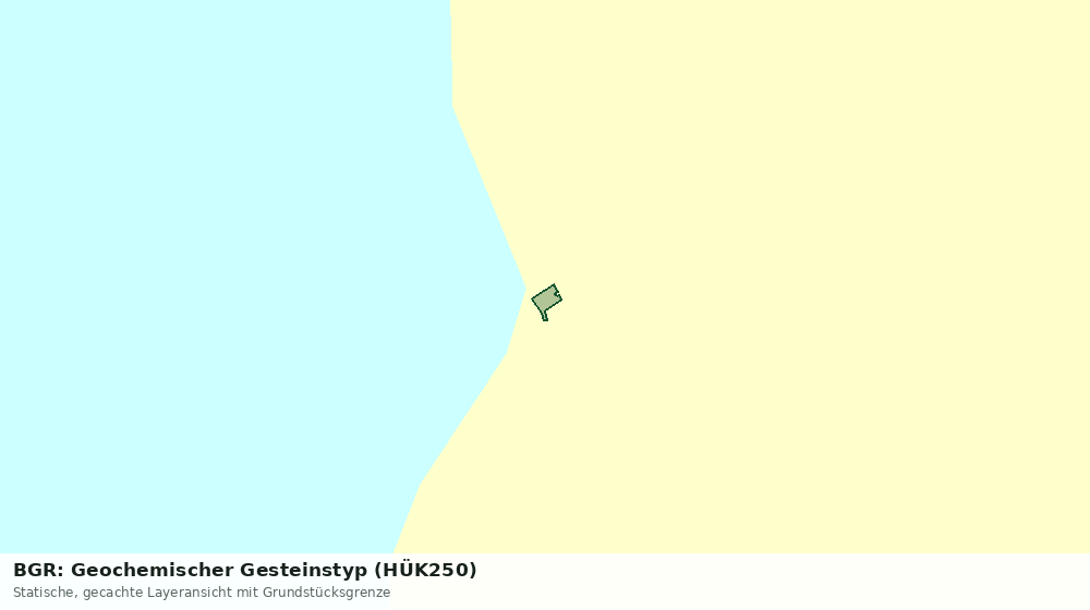Statische Kartenansicht: BGR: Geochemischer Gesteinstyp (HÜK250)