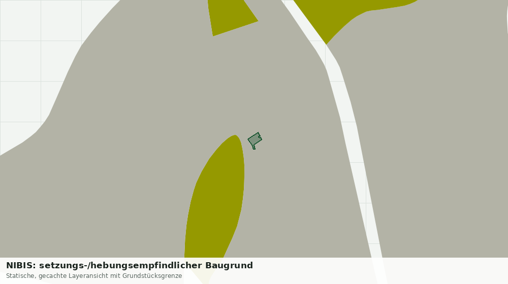 Statische Kartenansicht: NIBIS: setzungs-/hebungsempfindlicher Baugrund