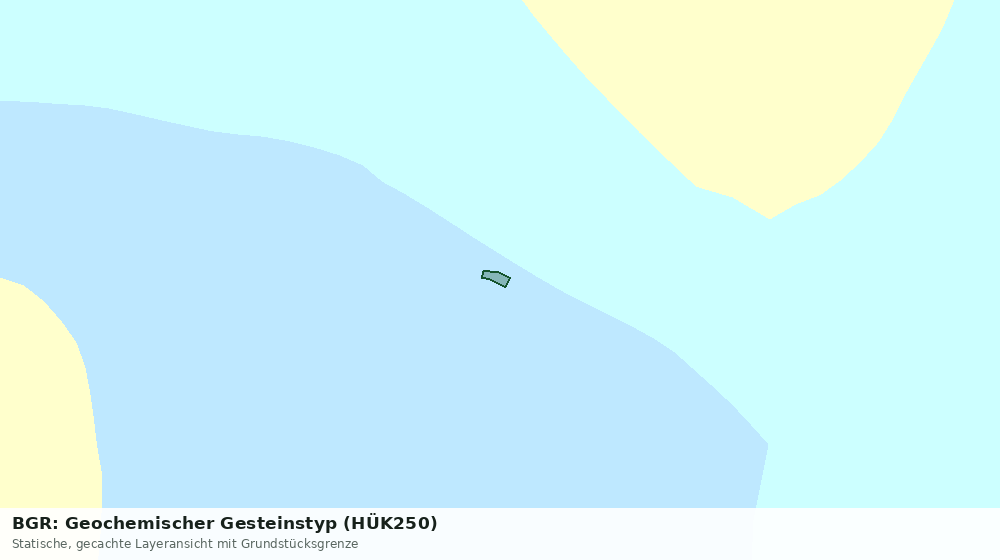 Statische Kartenansicht: BGR: Geochemischer Gesteinstyp (HÜK250)