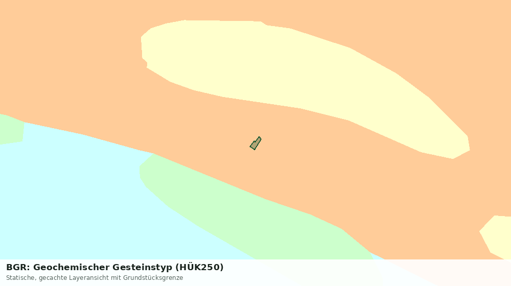 Statische Kartenansicht: BGR: Geochemischer Gesteinstyp (HÜK250)