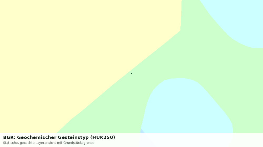 Statische Kartenansicht: BGR: Geochemischer Gesteinstyp (HÜK250)