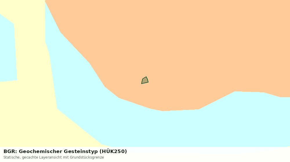 Statische Kartenansicht: BGR: Geochemischer Gesteinstyp (HÜK250)