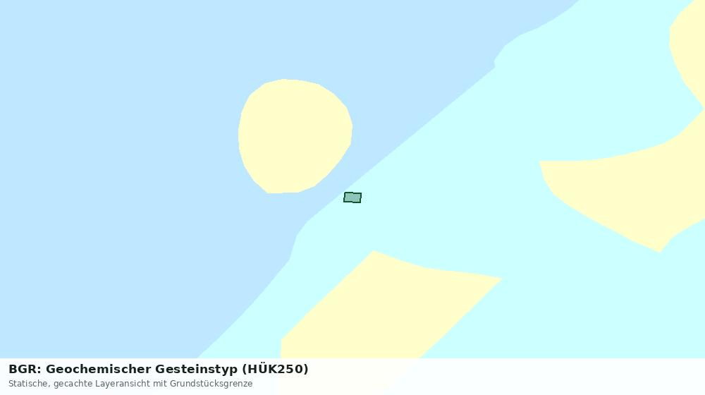 Statische Kartenansicht: BGR: Geochemischer Gesteinstyp (HÜK250)