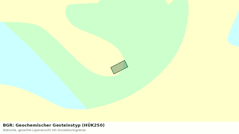 Statische Kartenansicht: BGR: Geochemischer Gesteinstyp (HÜK250)