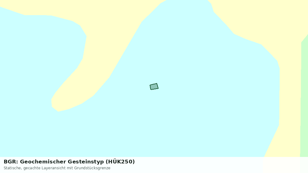 Statische Kartenansicht: BGR: Geochemischer Gesteinstyp (HÜK250)