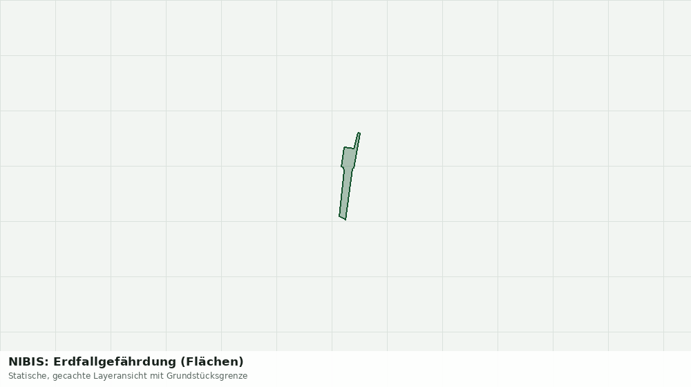 Statische Kartenansicht: NIBIS: Erdfallgefährdung (Flächen)