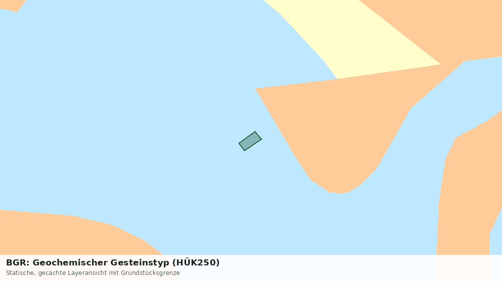 Statische Kartenansicht: BGR: Geochemischer Gesteinstyp (HÜK250)