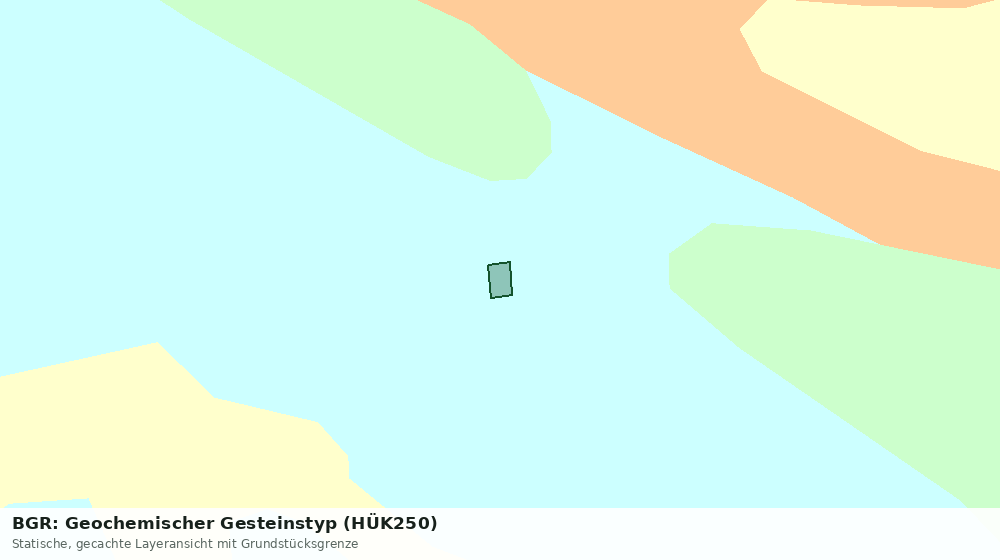 Statische Kartenansicht: BGR: Geochemischer Gesteinstyp (HÜK250)