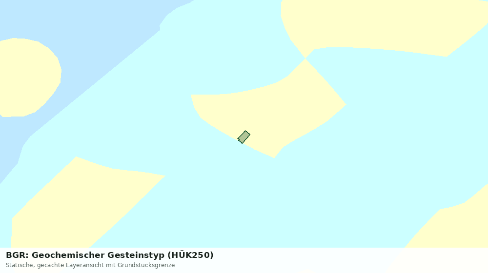 Statische Kartenansicht: BGR: Geochemischer Gesteinstyp (HÜK250)