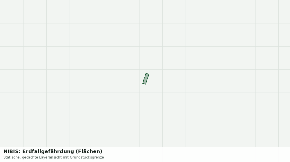 Statische Kartenansicht: NIBIS: Erdfallgefährdung (Flächen)