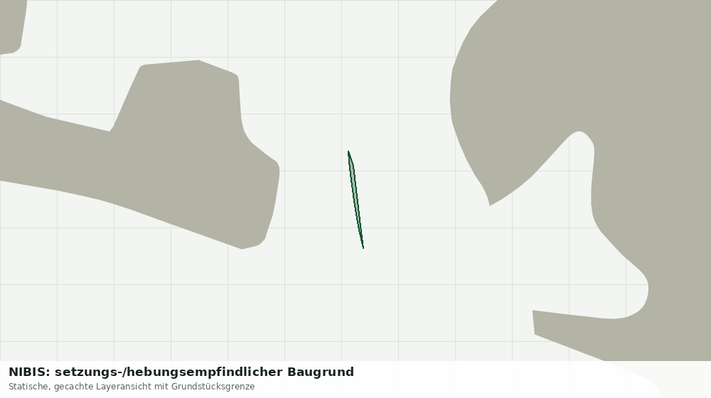Statische Kartenansicht: NIBIS: setzungs-/hebungsempfindlicher Baugrund