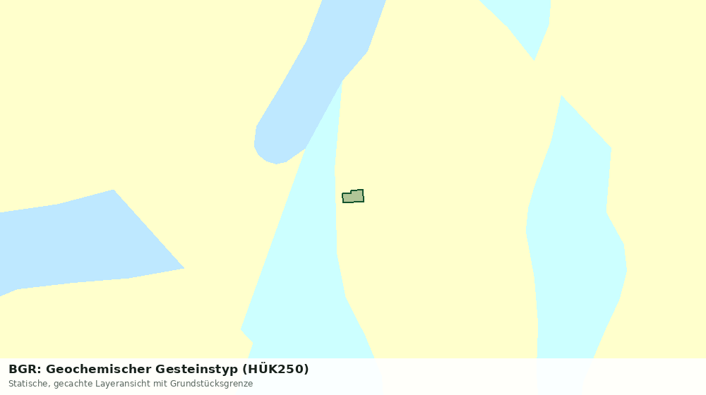 Statische Kartenansicht: BGR: Geochemischer Gesteinstyp (HÜK250)
