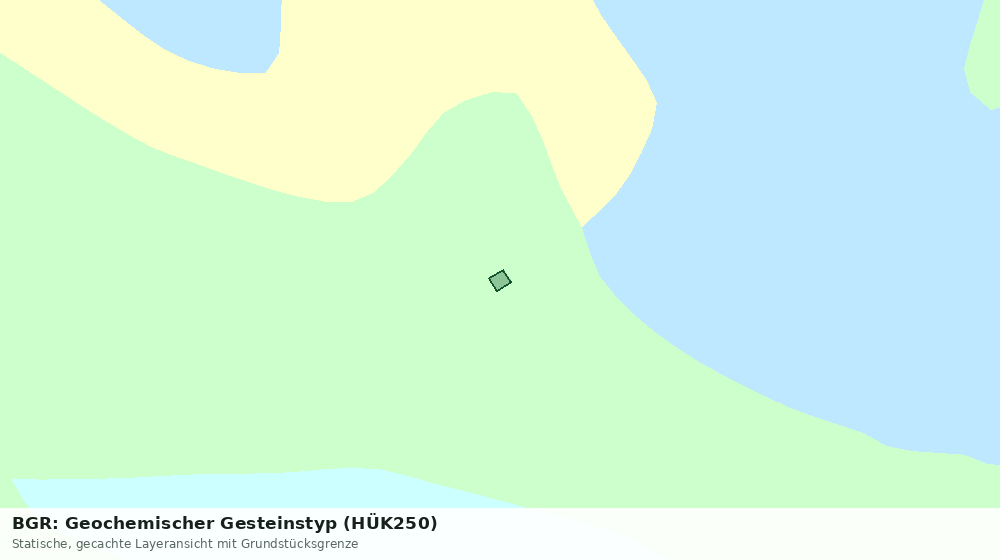 Statische Kartenansicht: BGR: Geochemischer Gesteinstyp (HÜK250)